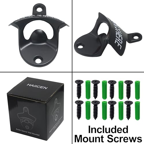 Wall Mounted Bottle Opener Stainless (Black/White)