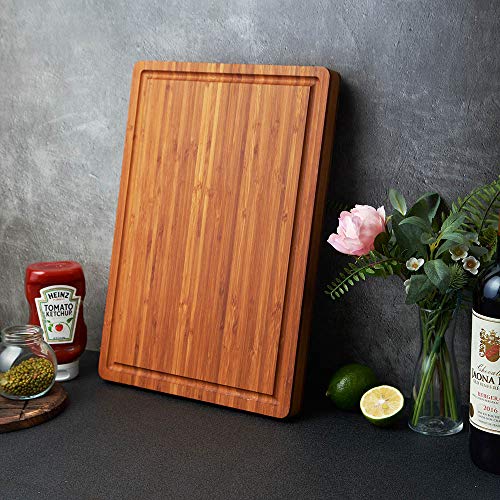 Extra Thick Wood Cutting Board for Kitchen (16"L x 11"W)