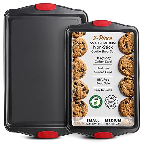 Nonstick Baking Sheet Set (2-Piece Set / Black)