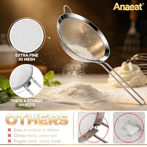 Fine Mesh Strainers (7.09" Diameter)