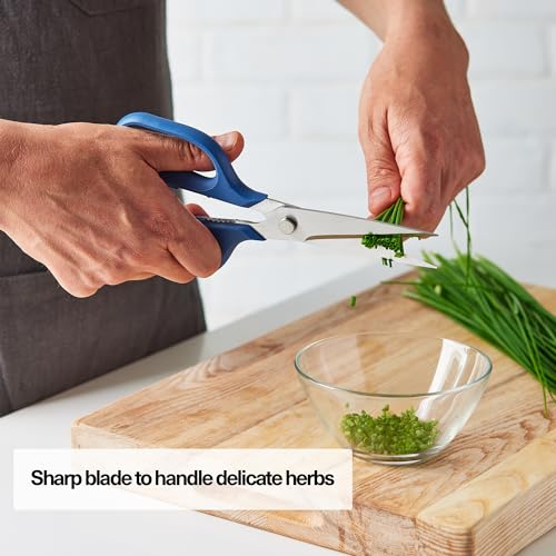 Heavy Duty Kitchen Shears (Large / Blue)