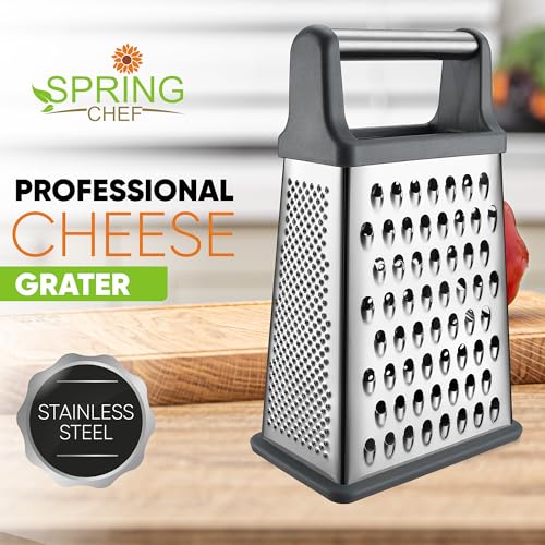 Stainless Steel XL Cheese Grater for Kitchen (Gray / XL)