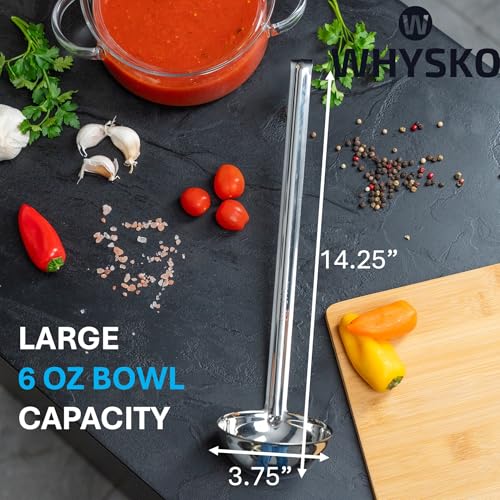 Stainless Steel Soup Ladle (6 Ounce)
