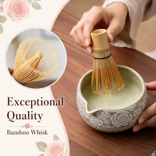 Matcha Whisk Set (Rose Green)