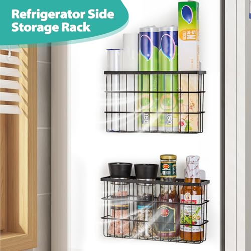 2 Pack Cabinet Door Organizer (Black)