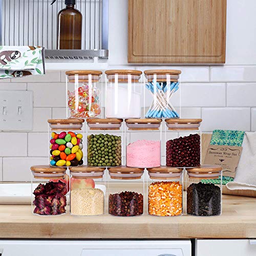 Glass Jars Set (6oz/12pcs)