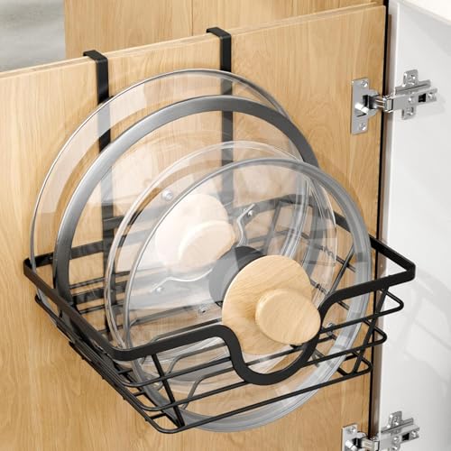 Pot Lid Organizer (Black / Large)