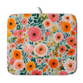 Spiral Flower Dish Drying Pad (Spring Flowers / 18" x 16")