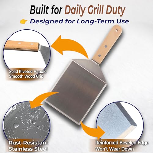Extra Wide Griddle Spatula (Wide Turner)