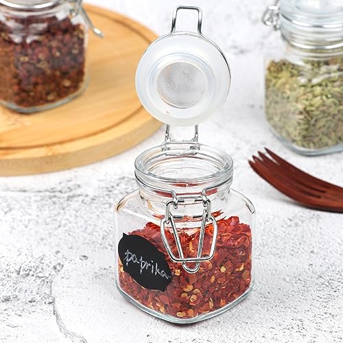 12 Pack Glass Jars with Airtight Lids