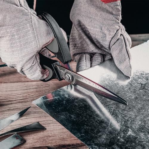 10" Heavy Duty Multipurpose Shears for Shop & Garden (Gray & Black)