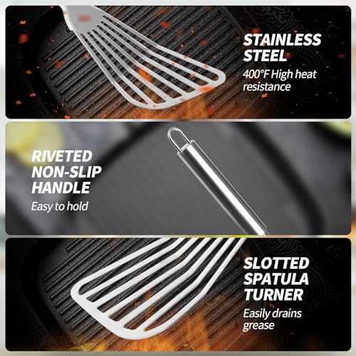 2Pack Fish Spatula Stainless Steel