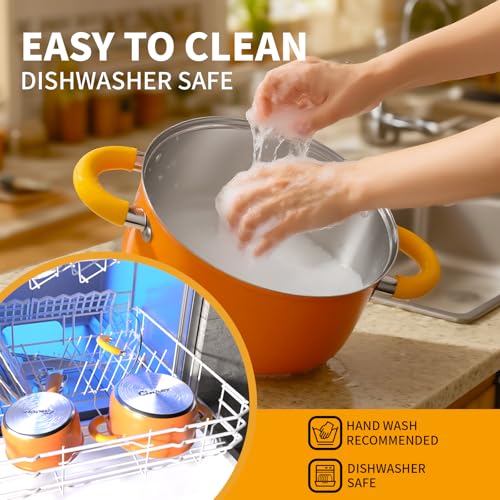 Stainless Steel Cookware Set (Set/7ORA)