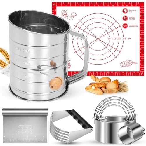 9PCS Stainless Steel Pastry Blender Set (9 Pcs Pastry Blender Set)
