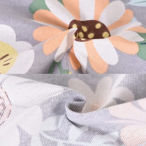 2 Pack Floral Apron for Women with Pockets (Green/Leaves)