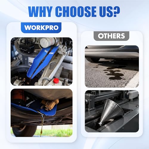 Flexible Silicone Oil Funnel for Automotive Use (Blue)