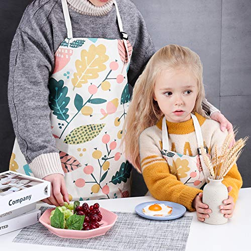 Matching Aprons for Kids & Adults (Yellow/Green)