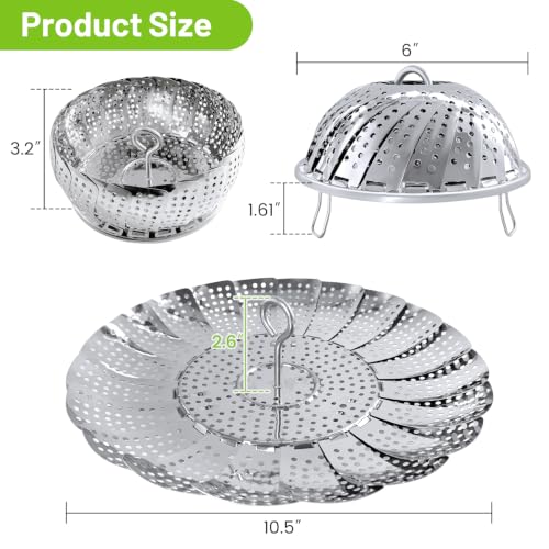 Vegetable Steamer Basket (Foldable Large)