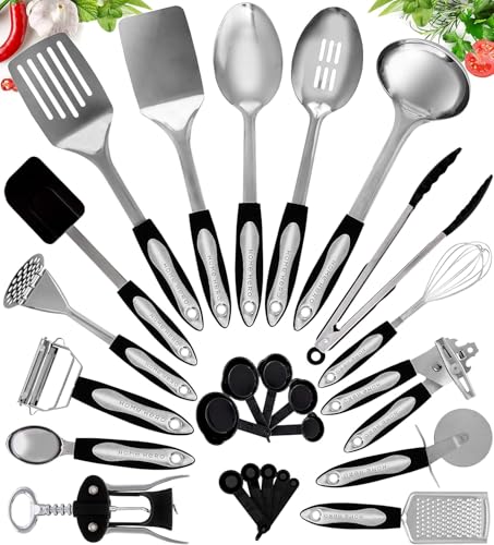 Stainless Steel Kitchen Utensils Set (41 Pieces Set)