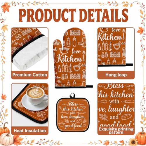 Fall Kitchen Decor Set (Orange)