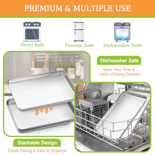 Quarter Sheet Pan Set of 4 (12 inch)