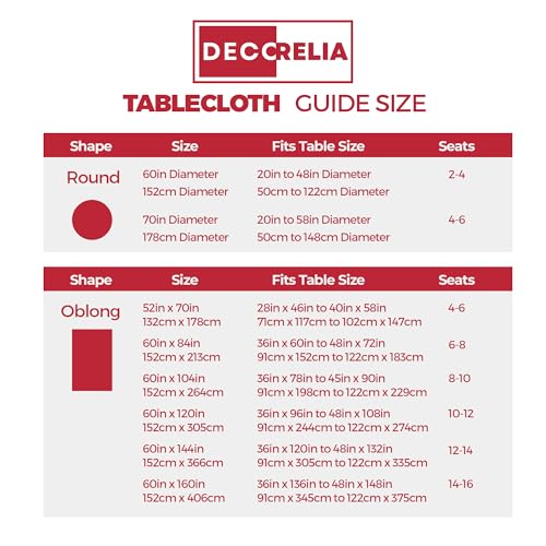 Waterproof Wipe Clean Table Cloth for 10ft Banquet Rectangle Table (Red / 144" x 60" (Rectangular))