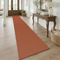 Orange 2.5'x18' Runners Rugs for Hallway (Burnt Orange/Tan / 2'8" x 18' (Runner))