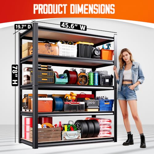 Garage Shelving (MDF/46"Wx20"Dx78"H)
