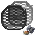 2 PCS Silicone Splatter Shields for Ninja Crispi Pro AS101CY &BlackGrey (Black&grey)