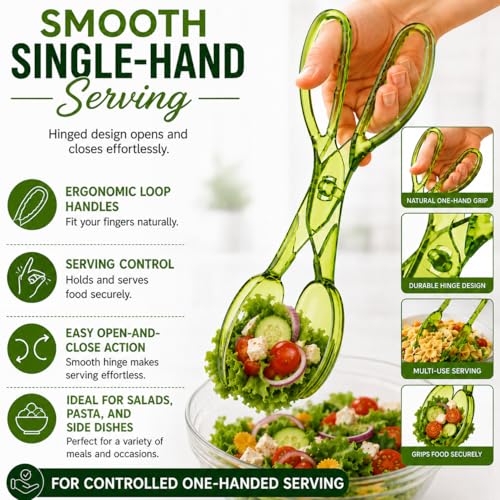 Salad Tong Hinged Design (Salad Tongs, Set of 1)