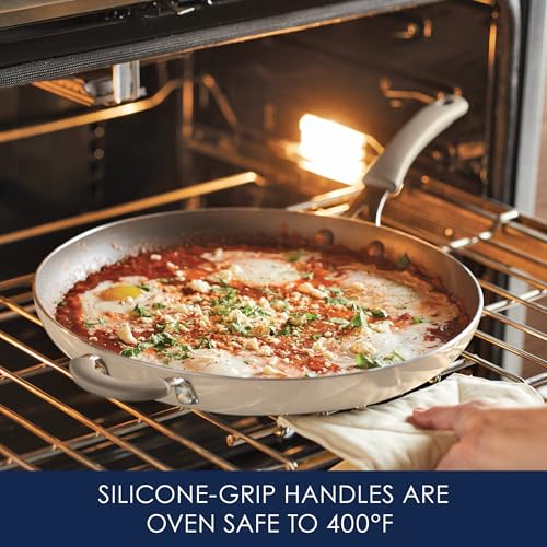 Cook + Create Nonstick Frying Pan (Almond / 14 Inch)