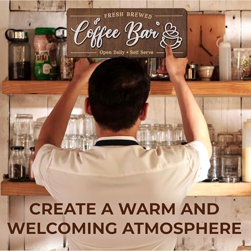 Coffee Bar Sign for Wall (Coffee Bar Sign)