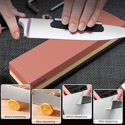 Complete Knife Sharpening Stone Set (Red bule-7cps)