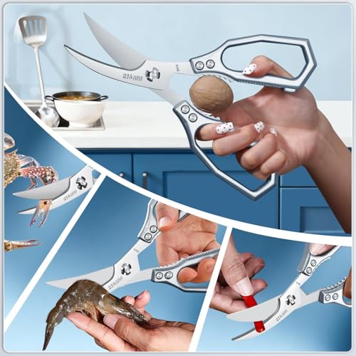 Silver Kitchen Scissors Set (Silver / 2)