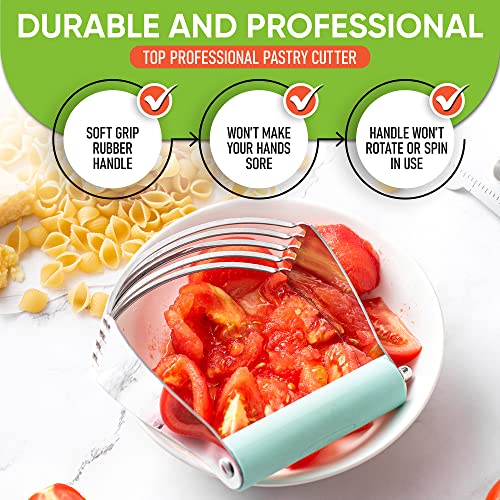 Large Dough Blender For Baking (Mint / 4" Large)