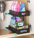 Under Sink Organizer (Standard Version / Black - Single Pack)