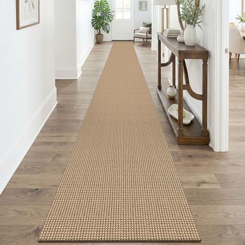Boho 2x20 Runners Rugs for Hallway (Orange Beige/Tan/Brown / 2' x 20' (Runner))