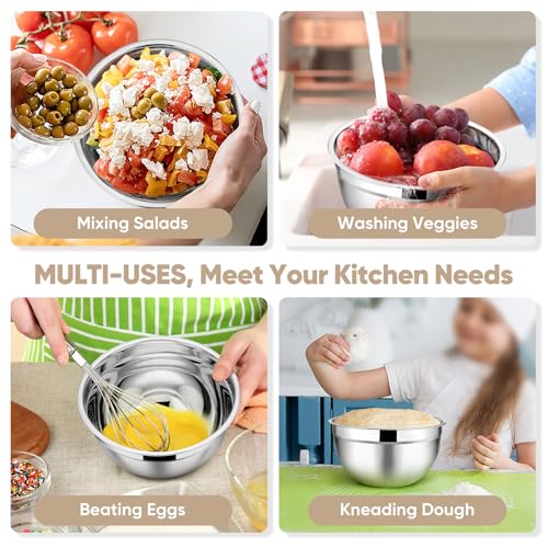 Mixing Bowls Set of 5 (Red)