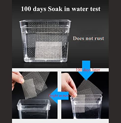 1Pack 100 Mesh 304 Stainless Steel Woven Wire Mesh
