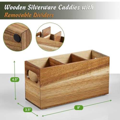 Silverware Holder (Acacia)