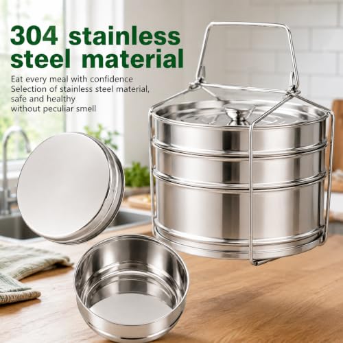 3 Tier Steamer Insert Pans for 6