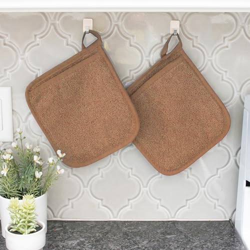Terry Pocket Mitt & Hot Pad (2-Pack / Copper)