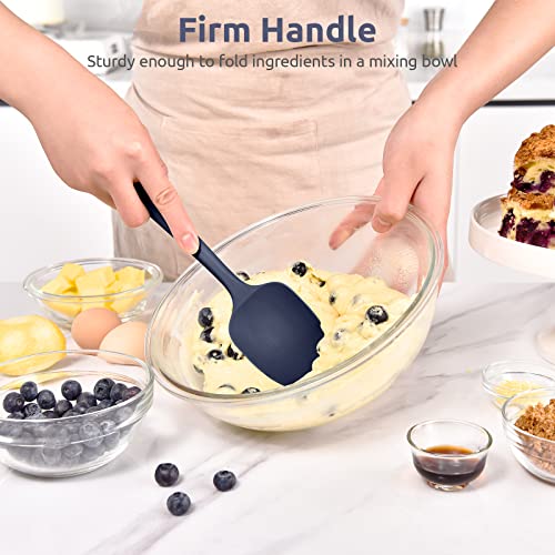 Silicone Spoon Spatula (Midnight Blue / 11.38in (spoon spatula))