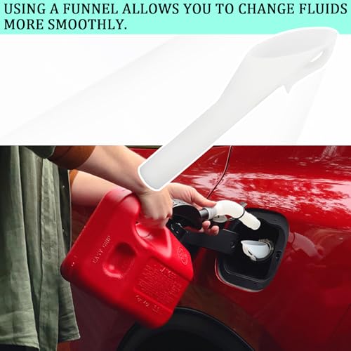 2PCS Capless Gas Tank Funnel