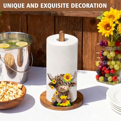 Highland Cow Paper Towel Holder (Highland Cow)