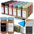 Spice Jars with Labels (Skyblue)