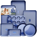 Baking Pans Set 8 (Diamond Blue / 8PCS)