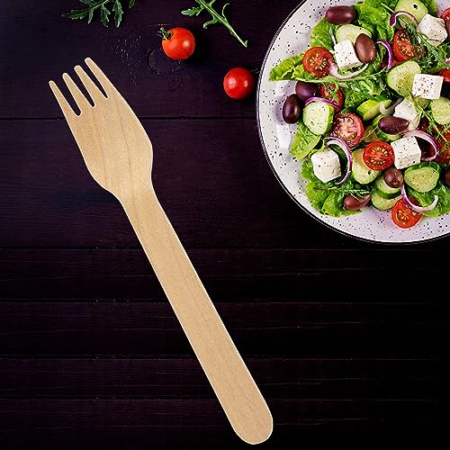 Disposable Wooden Forks (1000 count Forks)