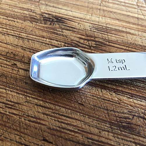 Stainless Steel Double Sided Measuring Spoon (Half teaspoon/ Quarter Teaspoon)