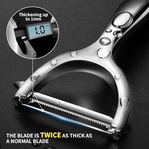 Potato Peeler 2 Pack (Bright Silver)